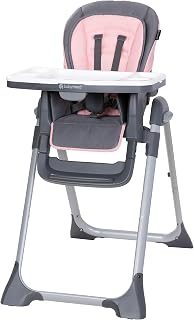 Baby Trend Sit Right 2.0 3-in-1 High Chair Cozy Pink - Versatile Convertible for Infants to Toddlers