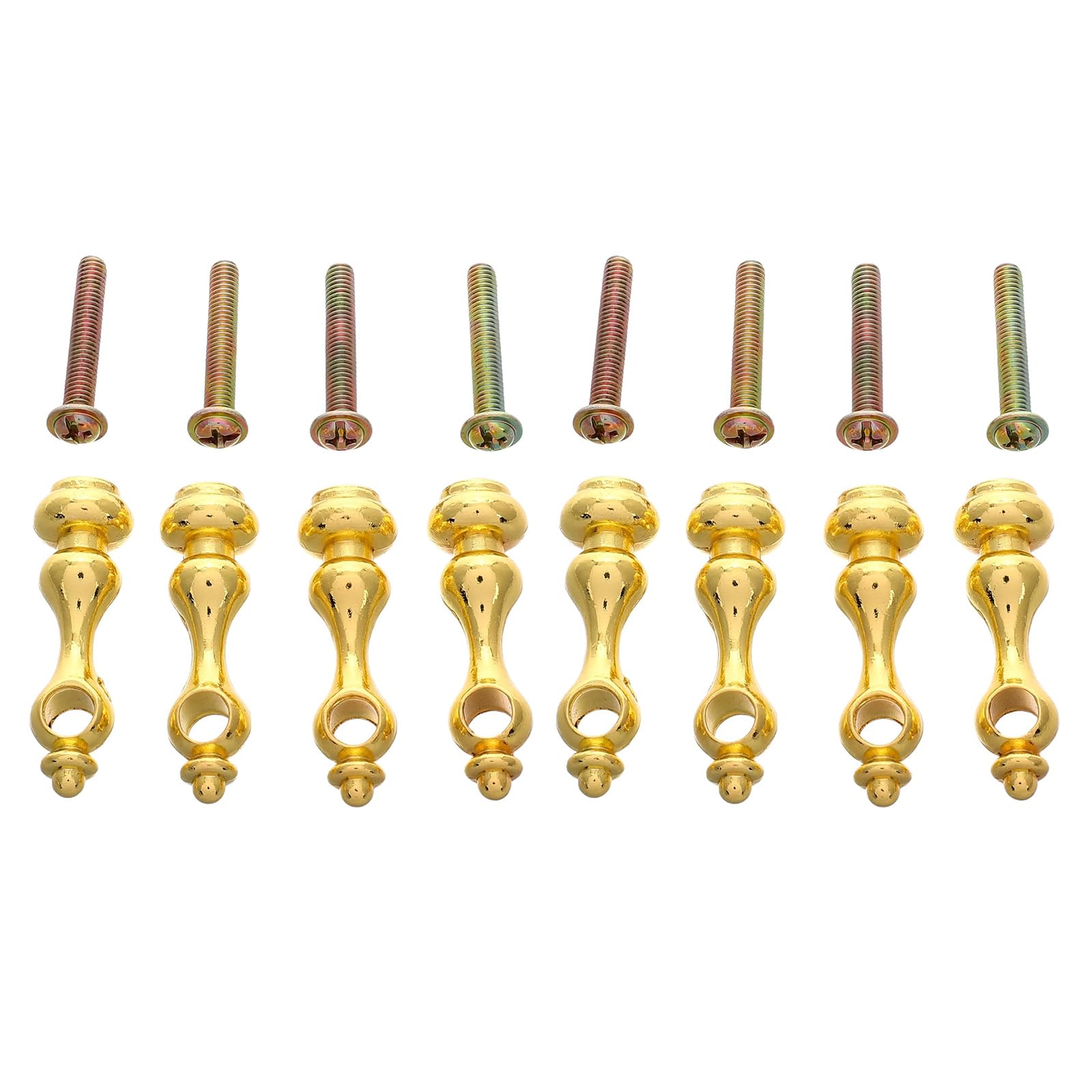 Newft Multicolor 8Pcs Sturdy Metal Spindles Furniture Connectors And Glass Railing Post Bolts Accessory For Cabinet Use Post Bolts