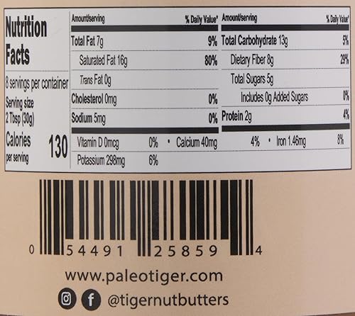 Miniatura 2 de PALEO TIGER  Edición limitada sin coco  Pastel de calabaza mantequilla de nuez de tigre  Cumple con AIP y Paleo  Ingredientes prebióticos altos sin