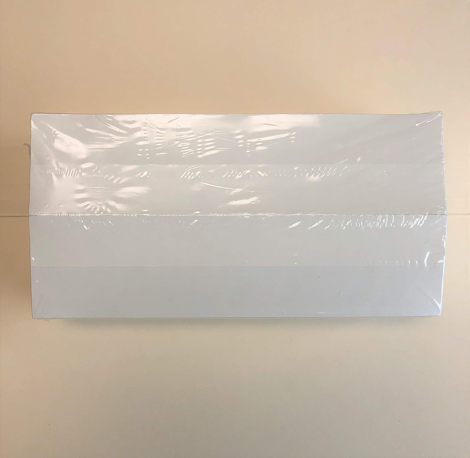 Clear Label Holder for End Tab Folders 3” x 1-1/2” Writable Insert Chart Protectors for Medical Filing and Compliance Doctor Stuff 500/Box