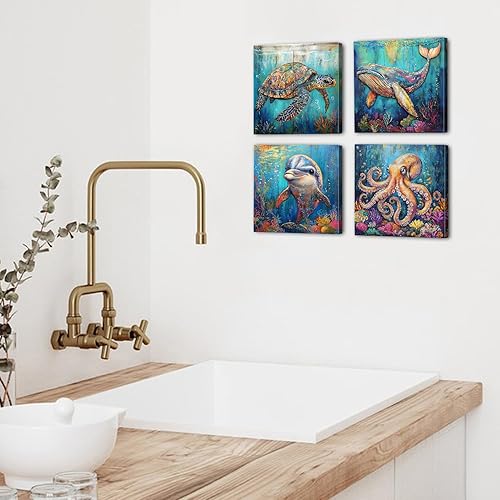 Miniatura 147 de Decoración rústica de cabaña, arte de pared de oso de vida silvestre, bosque, guardería, águila, lobo, alce, ciervo, imágenes para sala de estar,