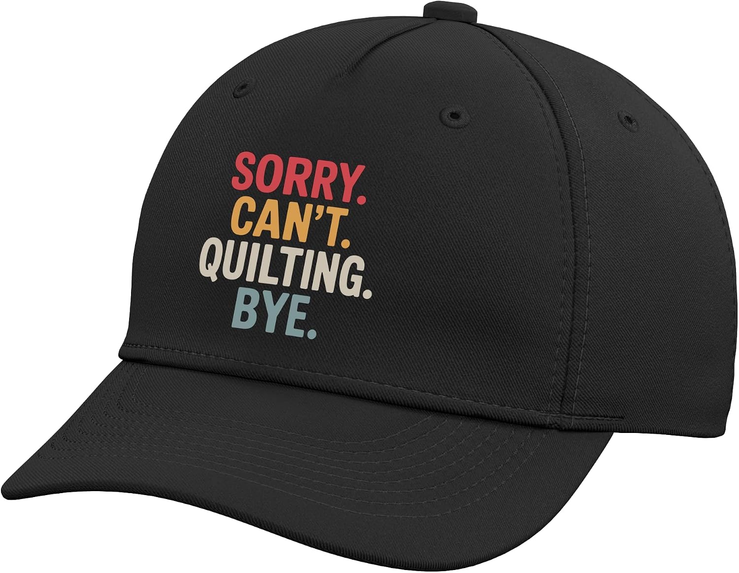 Cool Quilting Art for Men Women Mom Quilter Quilting Lovers Adjustable Baseball Hat