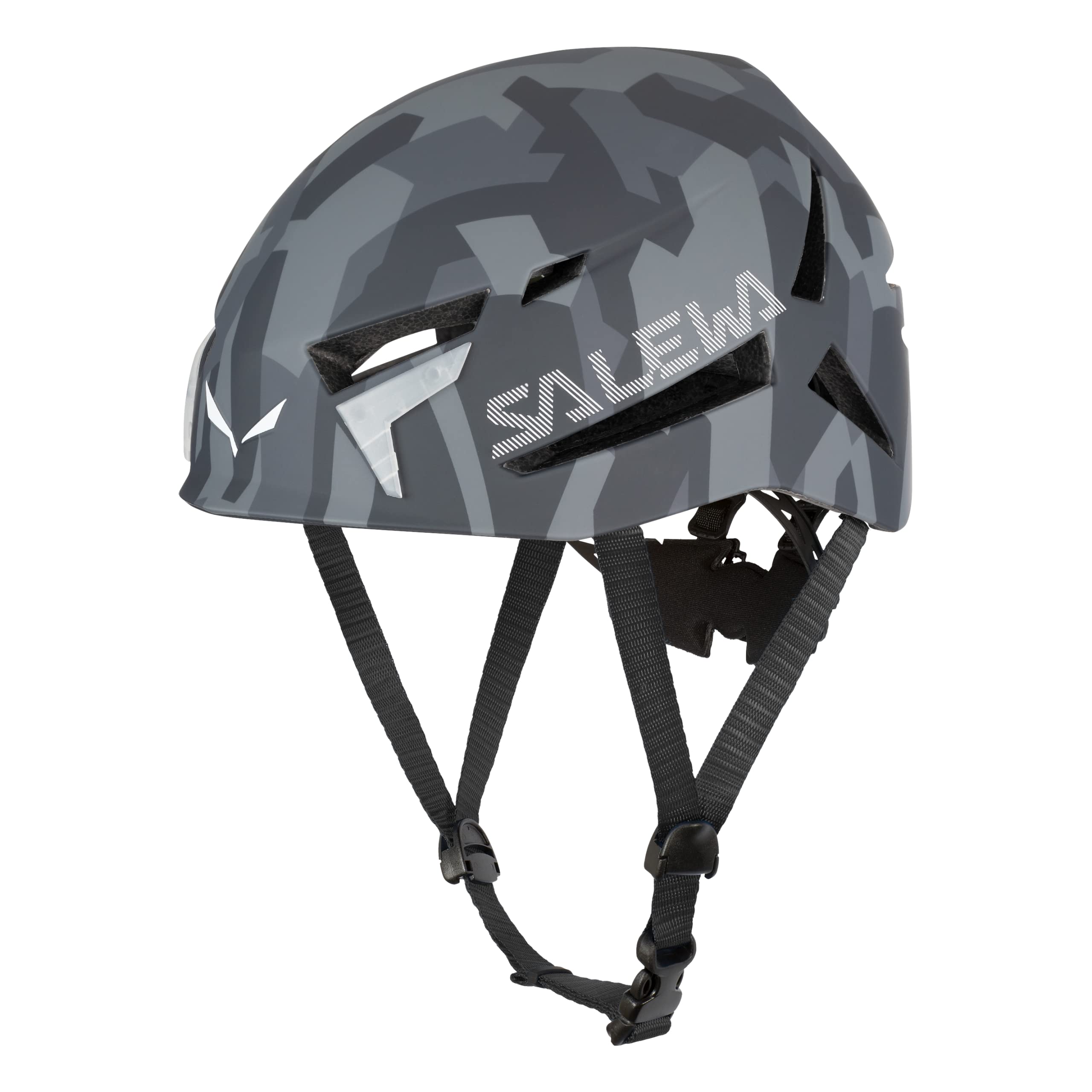 SALEWA Vega Helmet Accesorio, Unisex Adulto, Grey Camo
