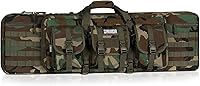 Vista 10 de Savior Equipment American Classic - Bolsa táctica doble para armas largas, estuche de transporte para pistola con correa de mochila, compartimento
