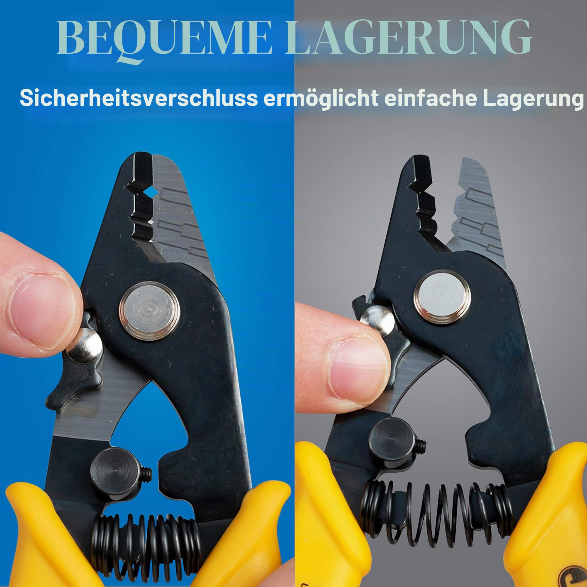 Jonard Tools JIC-375 Glasfaser-Abisolierzange 15,2 cm TPR-Griff 3 Löcher