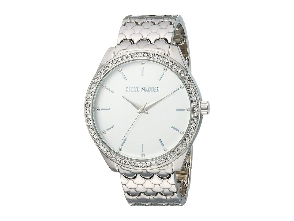

Steve Madden Textured Ladies Alloy Band Watch SMW170 (Silver) Watches
