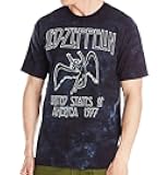 Men's Led Zeppelin USA Tour 77 Tie Dye Short Sleeve T-Shirt