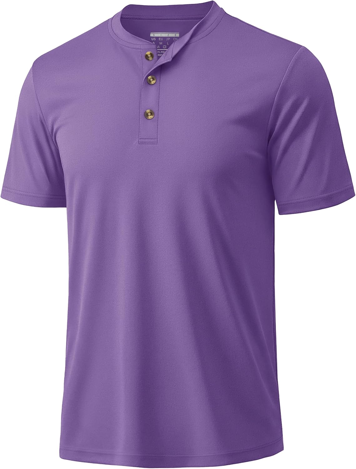 MAGCOMSEN Men's Henley Short Sleeve Shirt UPF 80+ Lightweight T-Shirts Moisture Wicking Tee Casual Summer Basic Solid Shirt