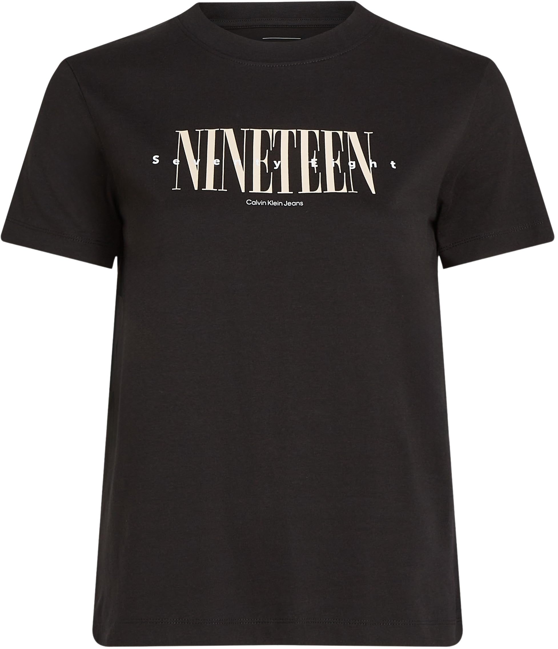 Calvin Klein Donna T-Shirt Maniche Corte Graphic Tee Regular Fit