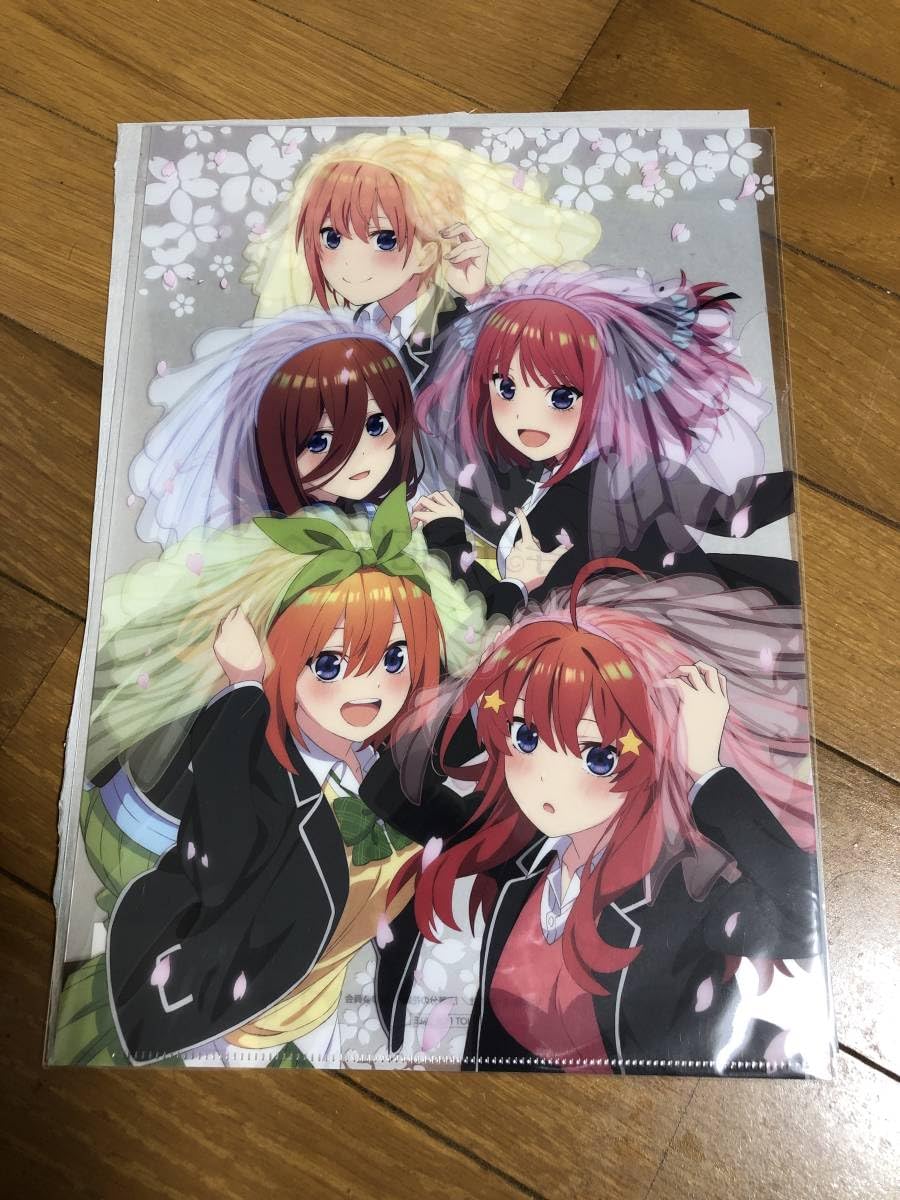 Amazon.co.jp: クリアファイル 五等分の花嫁 劇場版 ティザー