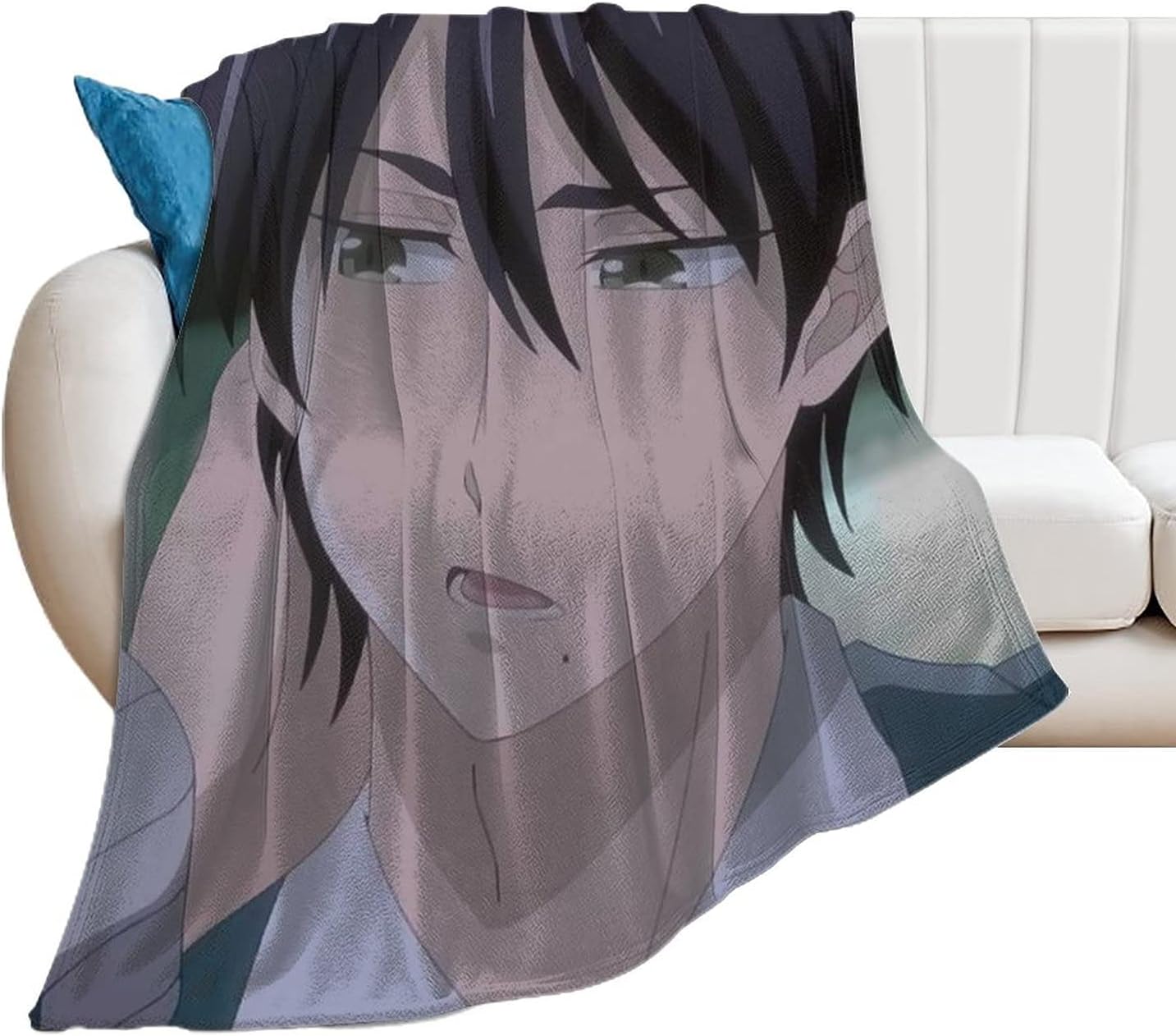 Anime Japanese Animation KOIKI_MO Blanket Lightweight King Size Fuzzy Plush Throw