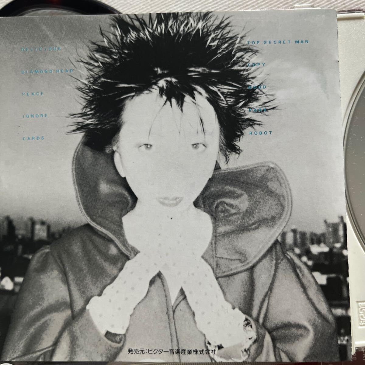 PLASTICS 直筆サイン色紙 中西俊夫 立花ハジメ プラスチックス