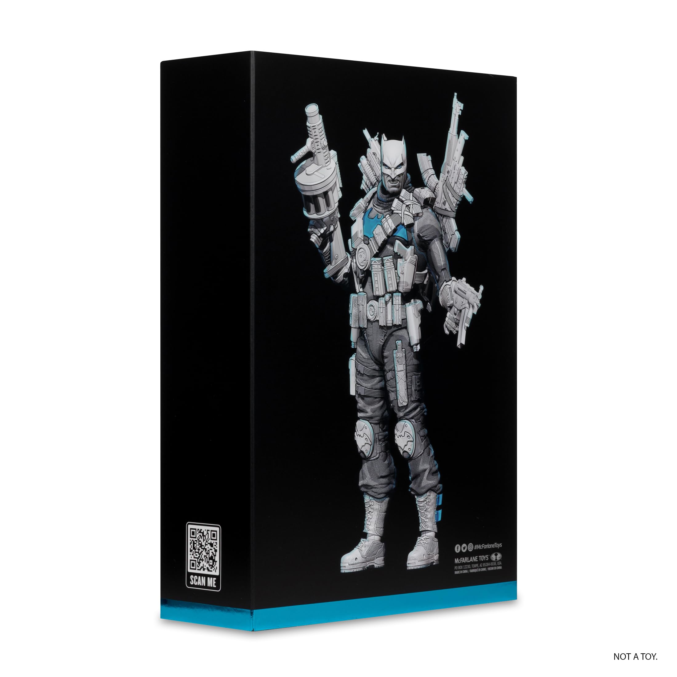 DC Multiverse The Grim Knight Dark Nights Metal, Black & White Accent Edition Gold Label Figurka akcji 17,8 cm