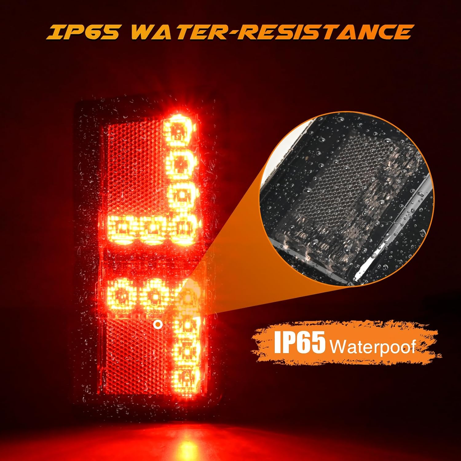 Frokom UTV Ranger LED Tail Lights, Rear Brake Stop Lights For Polaris Ranger 1000 XP/Crew 2018 2019 2020 2022 2023 2014 2025 OEM 2413766 2413767 Pair Red
