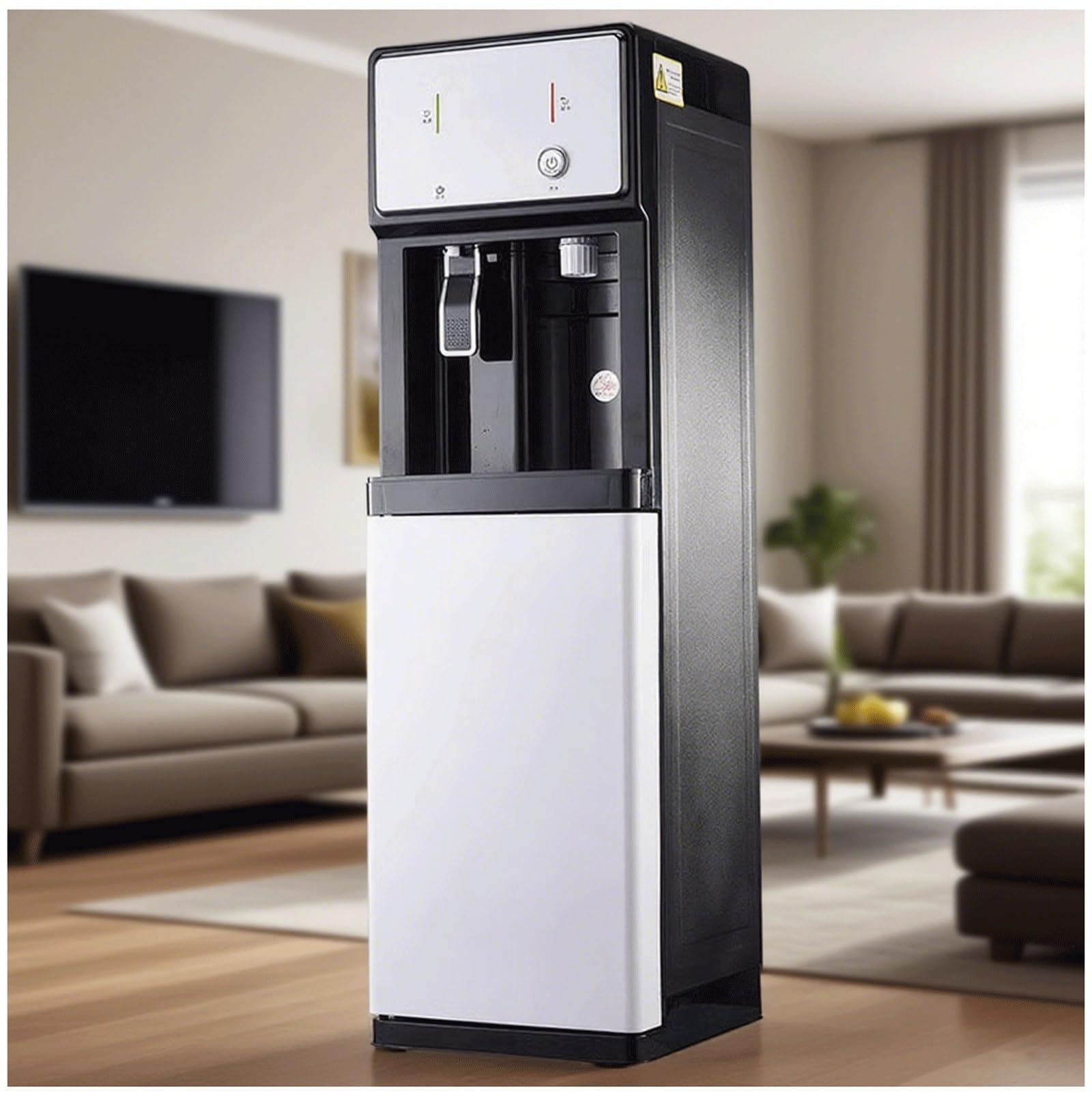 Dispensador de Agua Independiente, Unidad de alimentación de Red, Enfriador de Agua de Piso, Fuente de Agua 3 en 1, máquinas de Agua de Carga Inferior, Enchufe de Red Necesario