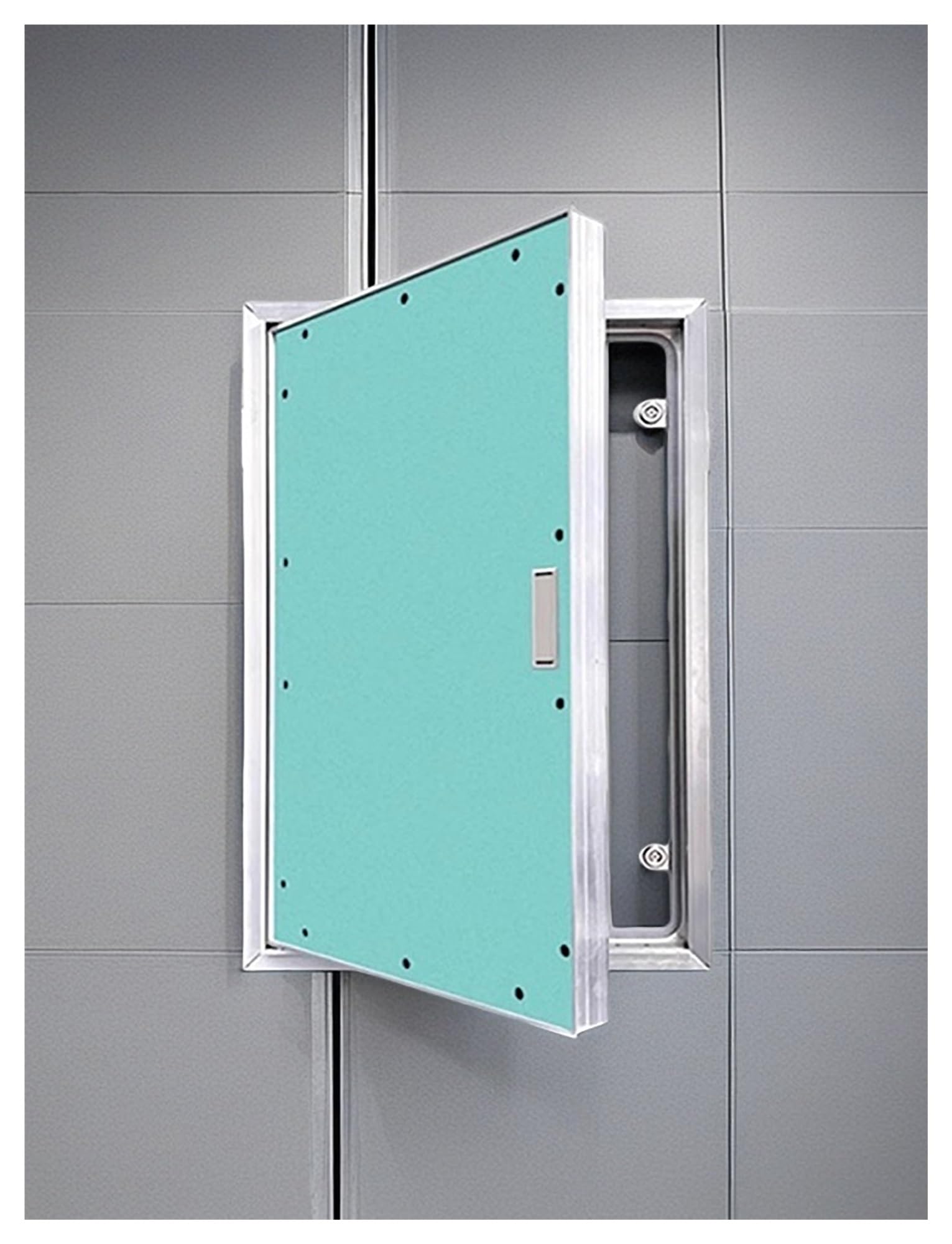 Caja eléctrica empotrada protegida con puerta de acceso resistente al fuego
