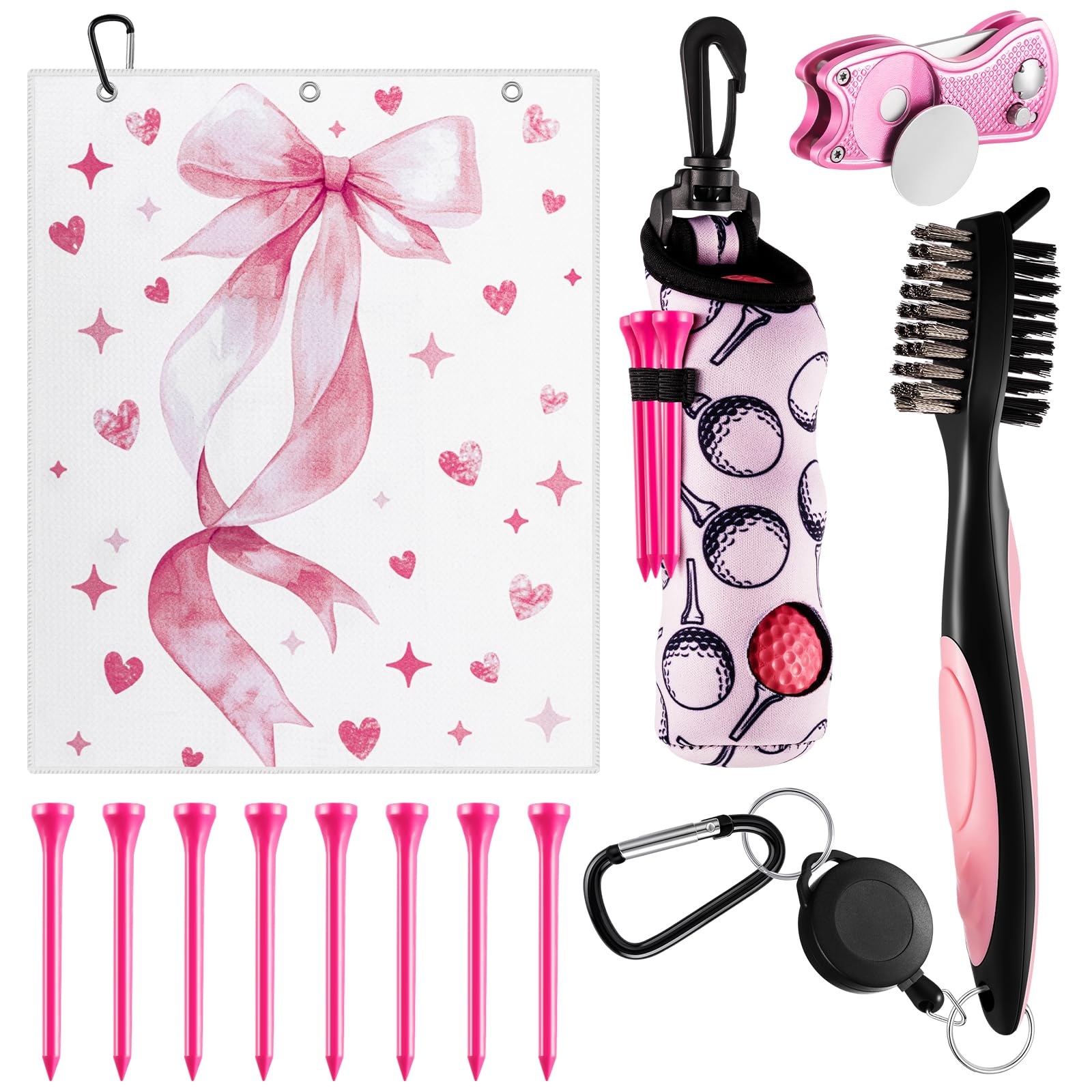 Liliful 12 Pcs Golf Accessories Kit Golf Stuff Gifts for Women Man