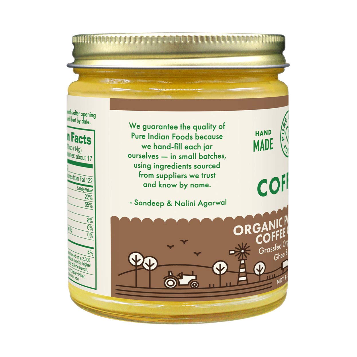 Coffee++ Paleo Butter Coffee Creamer 8.5 fl oz, Certified Organic, Pasture Raised, Lactose Free, Gluten-Free, Non-GMO, Paleo, Keto-Friendly, Batch Tested for Casein and Whey