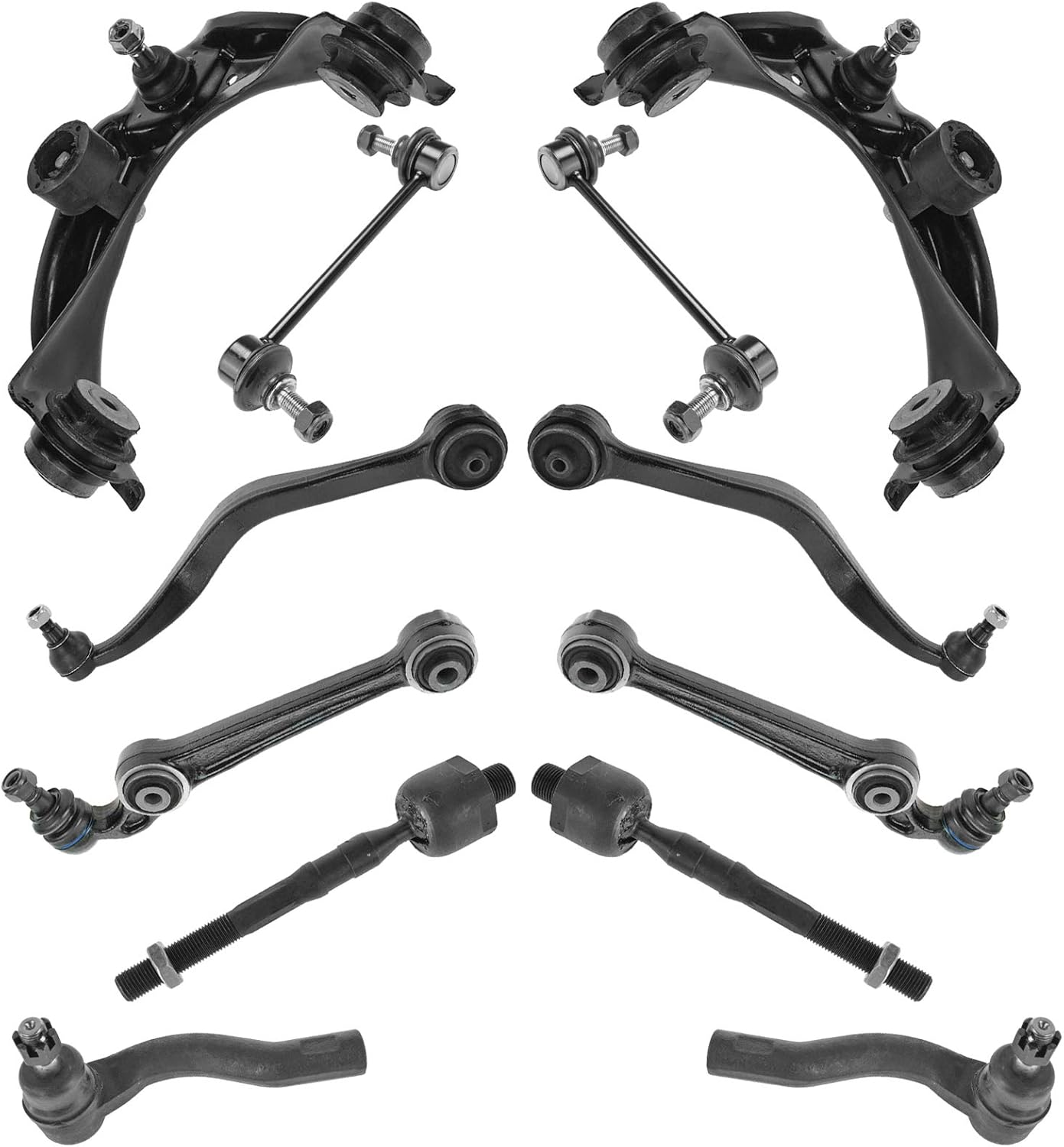 TRQ Front Steering & Suspension Kit for Ford Fusion/Lincoln MKZ