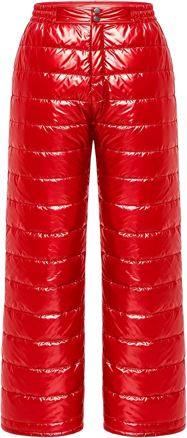 Quilted Long Pants Puffer Quilted Pants for Men