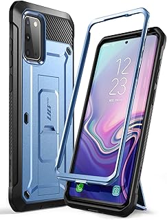 SupCase UB Pro Series Designed for Samsung Galaxy S20 / S20 5G Case (2020 Release), Full-Body Dual Layer Rugged Holster & Kickstand Case Without Built-in Screen Protector (Slate Blue)