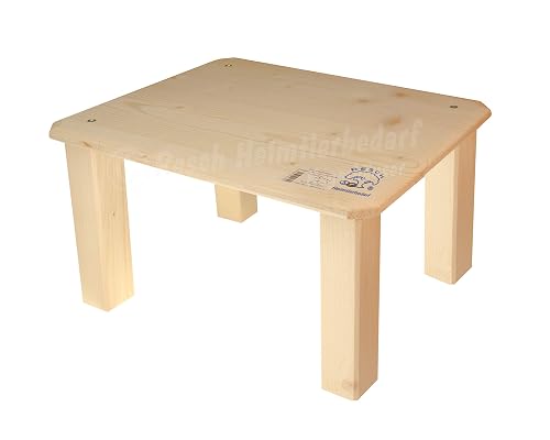 Resch Nr39 - Refugio XL de madera maciza natural de abeto para conejos y cobayas para esconderse, 41 x 31 x…