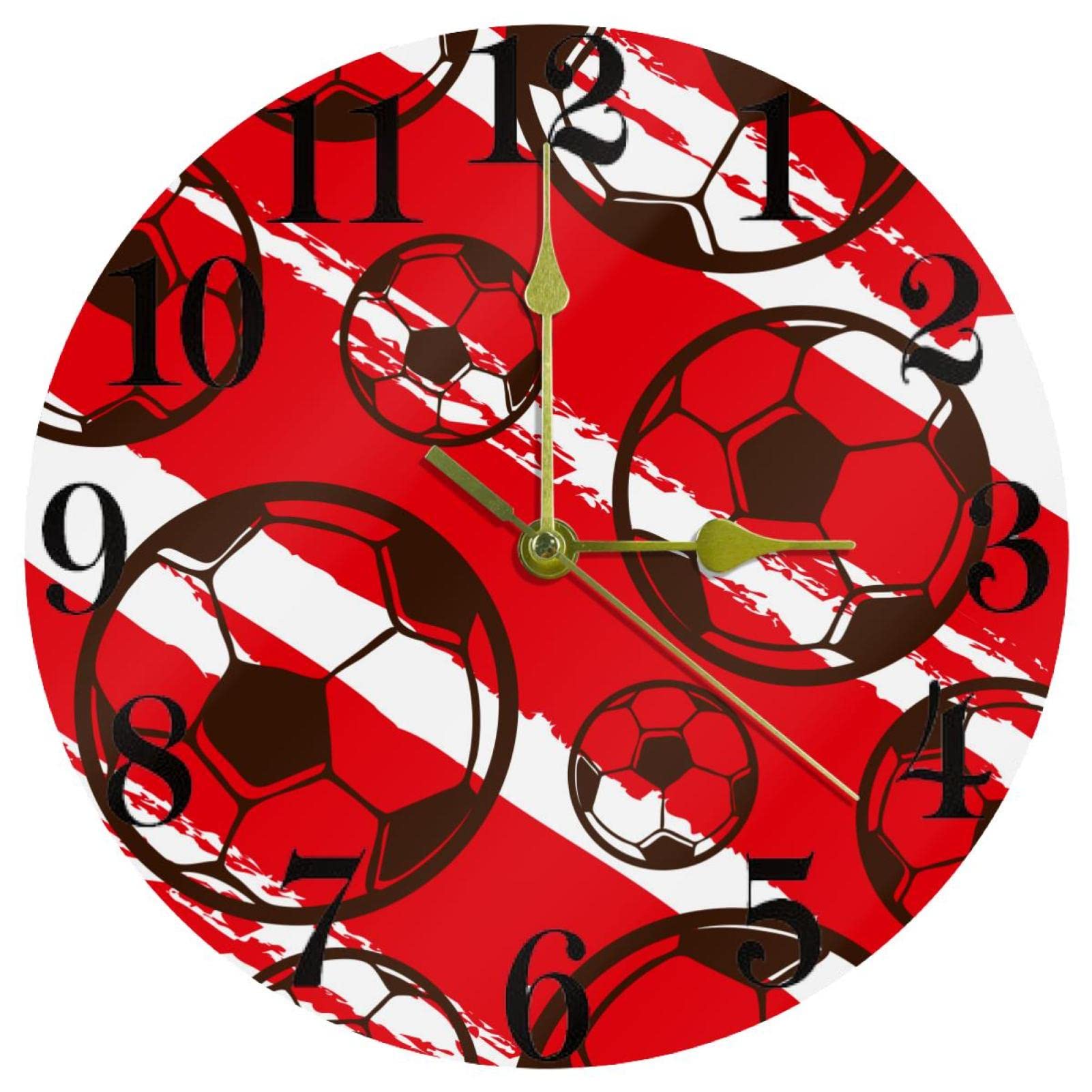 Horloge murale ronde à quartz sans bruit pour retrouver le calme à la maison