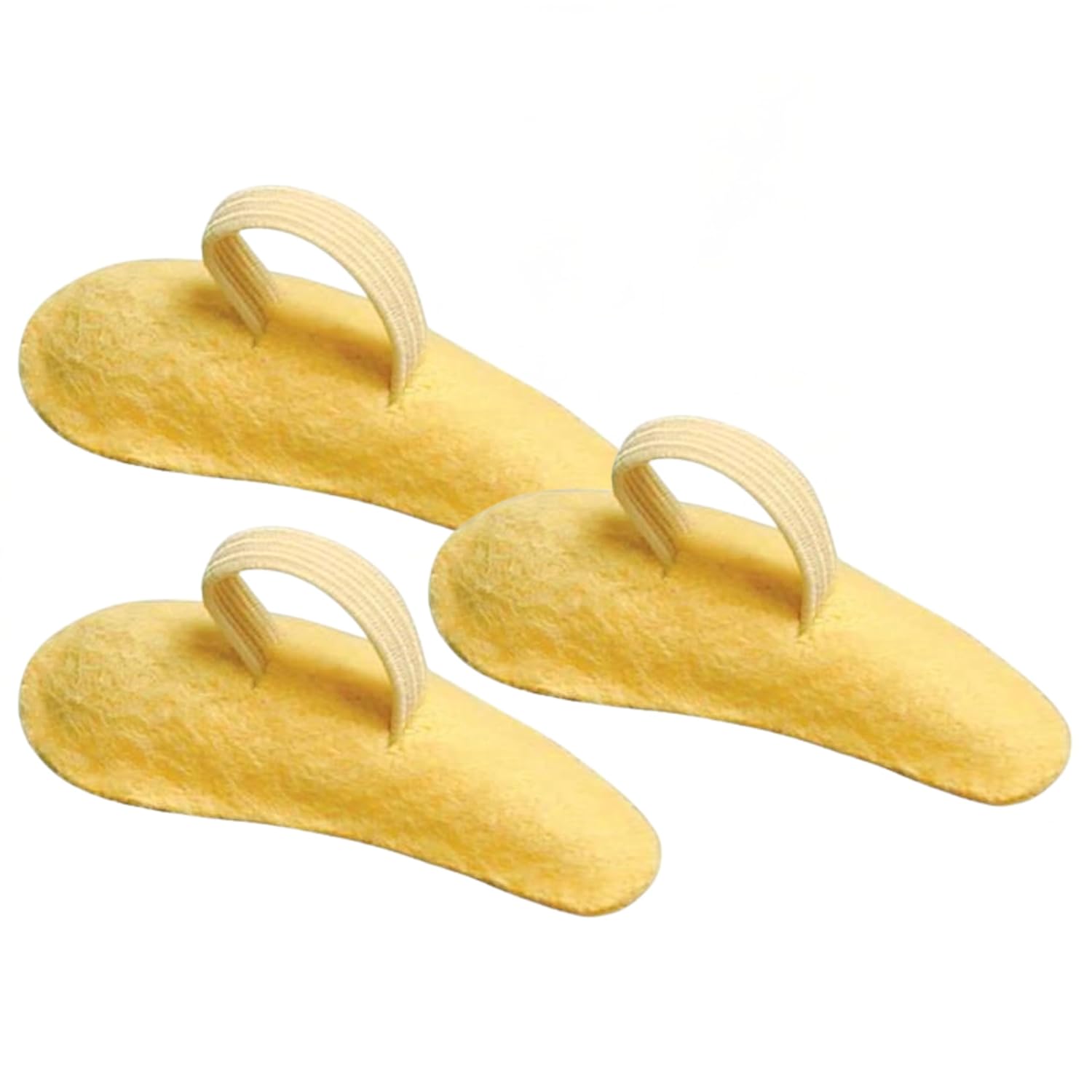 Hammer Toe Crests Buttress Pads, Left, Small, Felt – 3-Pack for Toe Alignment and Pressure Relief (Part # 8154B-SL)