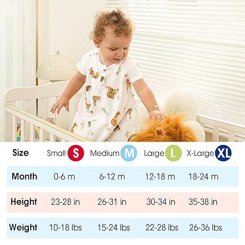 Miniatura 5 de david's kids Saco de dormir de micro forro polar para bebé de 18 a 24 meses, mantas suaves para bebé con cremallera de 2 vías, paquete de 2 sacos de