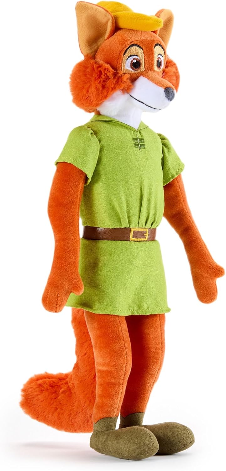 Disney Store Official Robin Hood Plush - Soft Plush Figure Toy 15 1/2" with Detailed Sculpting & Embroidered Features - Part of The Disney Vault Collection for Kids & Collectors