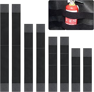 Pack of 8 Car Boot Organiser Velcro, Car Organiser Boot Car Velcro Strips, Velcro Straps for Attaching Items in the Car, Boot Storage, 23 cm 34 cm 46 cm 54 cm
