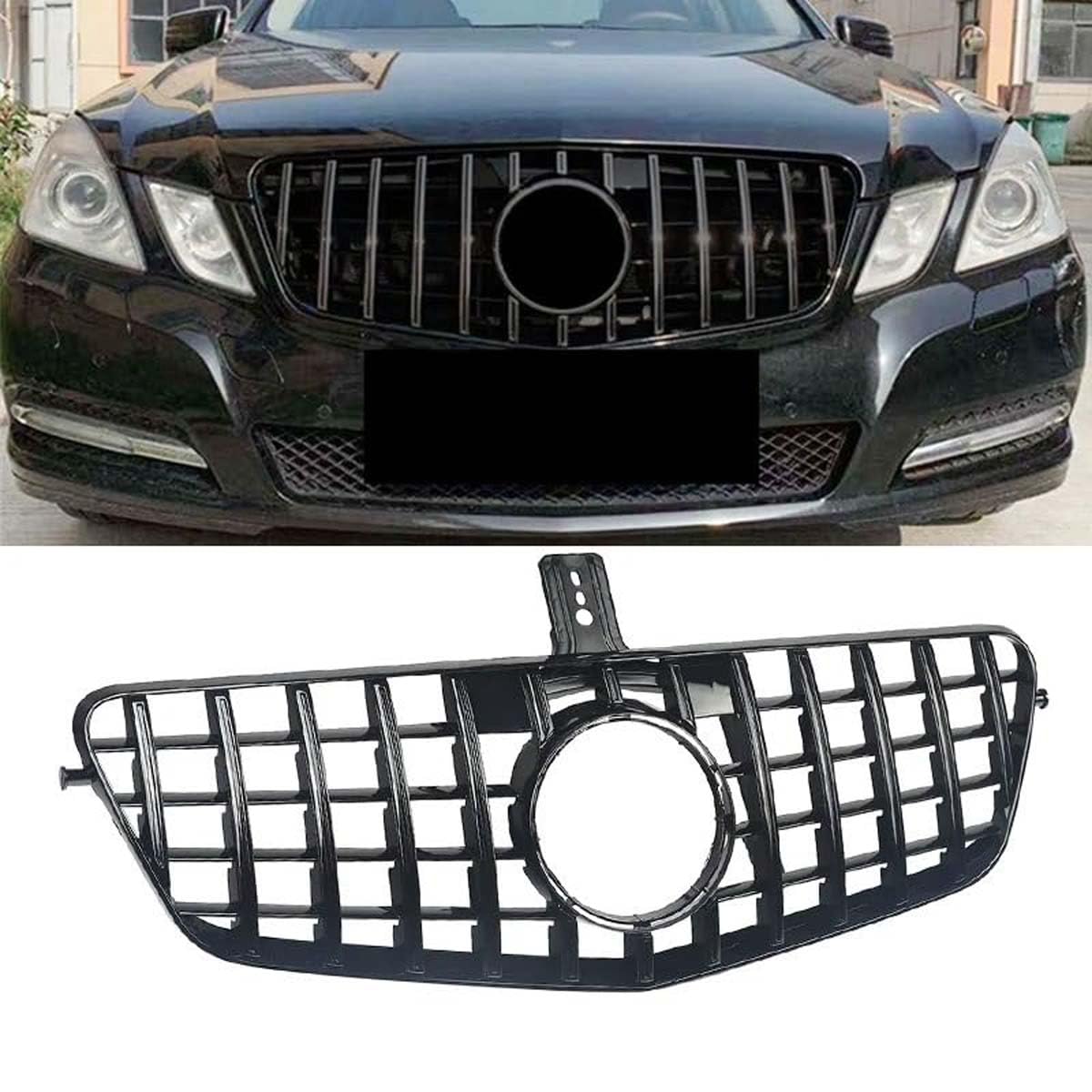 BXQDAM Front grille,Compatible with Mercedes-Benz W212 E-Class 2009-2013,Front grille parts