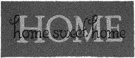 Kapazi 01vilonhom - Capacho Vinil Long Home Sweet, Cinza