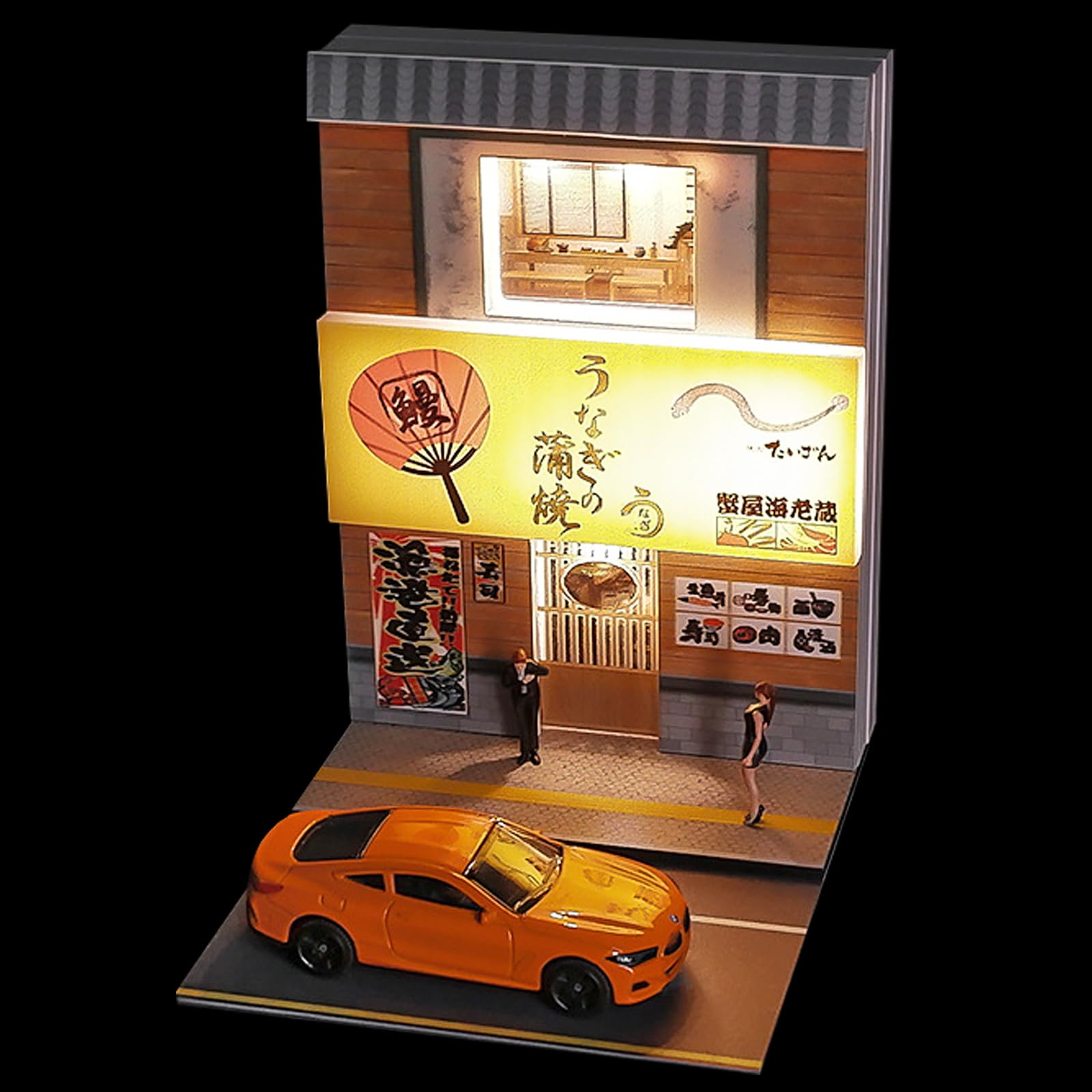 Amazon | すし屋 1:64 USB点灯可能 店舗 街路 装飾車道 情景