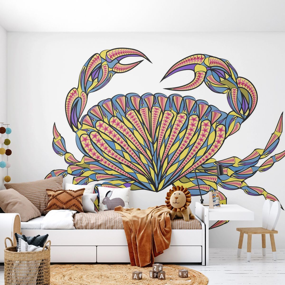 ARTTOR Fotomural 150x105 cm Papel Pintado Infantil Animales - 3142 - WF4 | Alimento Ilustración Naturaleza Deluxe Papel pintado autoadhesivo Decoración de Pared Mural de Pared Salón Moderno ARTTOR