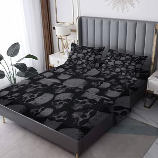 Gothic Skull Sheets California King