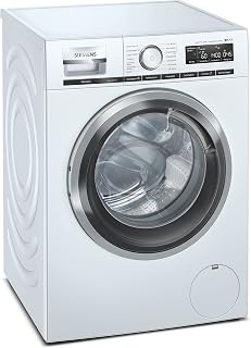 Siemens WM14VL42 iQ700 Smarte Waschmaschine, 9 kg, 1400 UpM, sensoFresh Geruchsbeseitigung, Antiflecken-System entfernt 4 Fleckenarten, speedPack XL Beschleunigen Sie Ihre Programme, Weiß