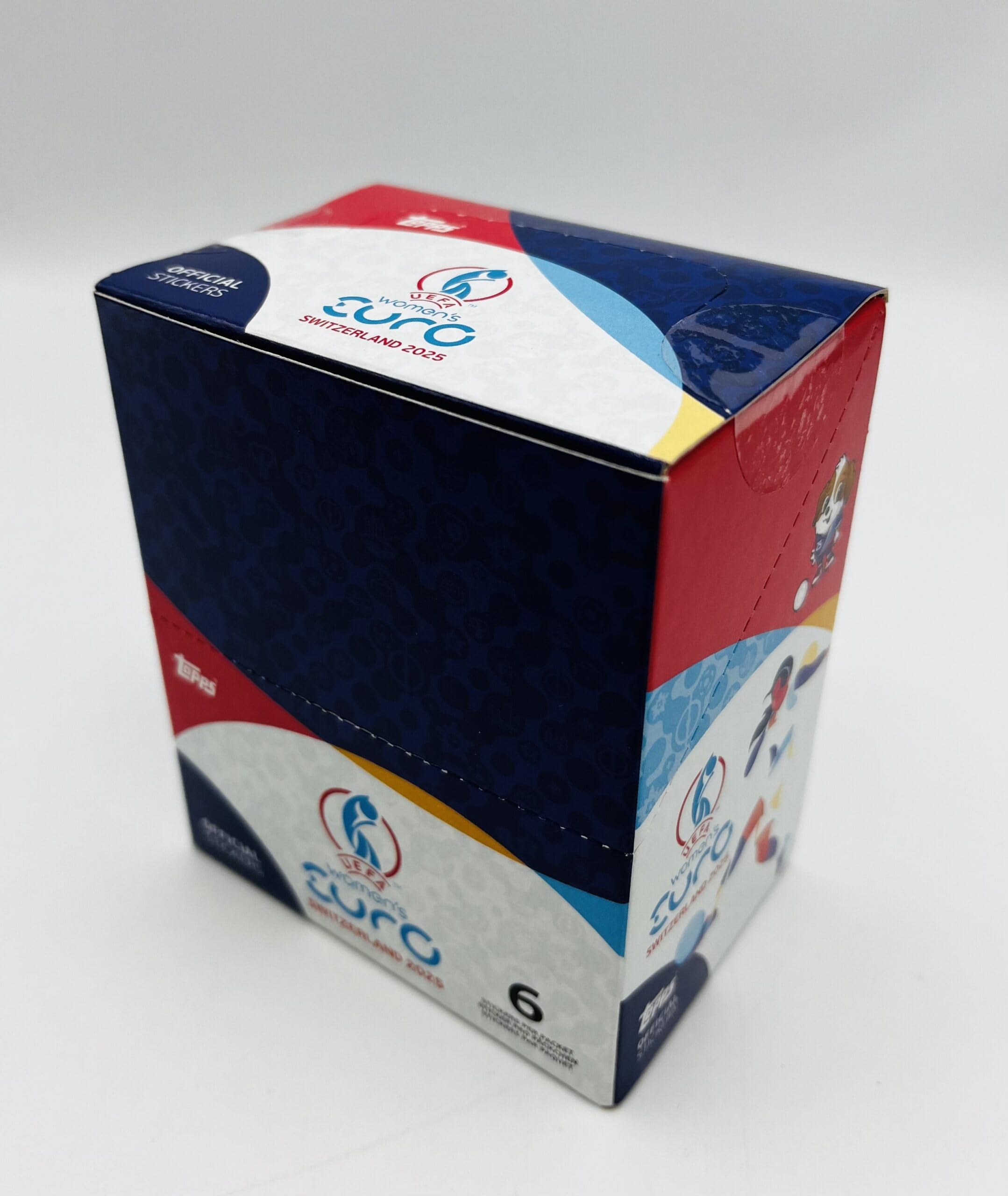 manuelkant Topps Women's Euro 2025 pudełko do zbierania figurek 50 szt