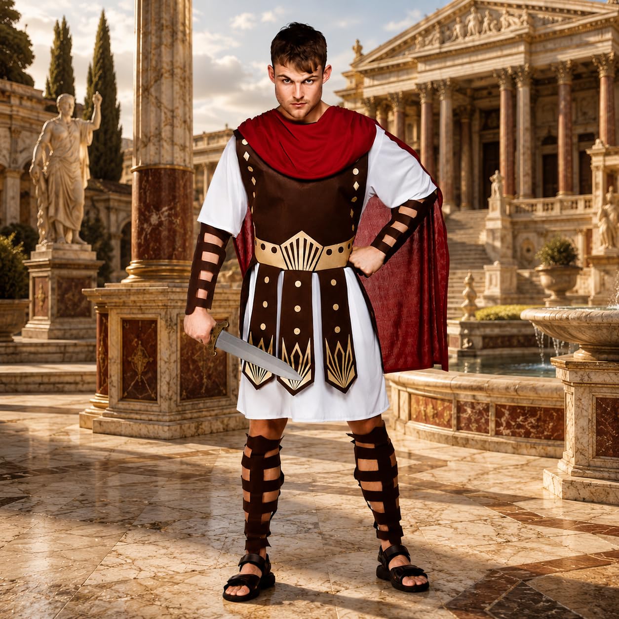 Wicked Costumes Costume da centurione romano da uomo