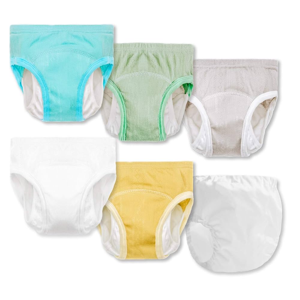 6 Packs Cotton Training Pants Reusable Toddler Potty Training