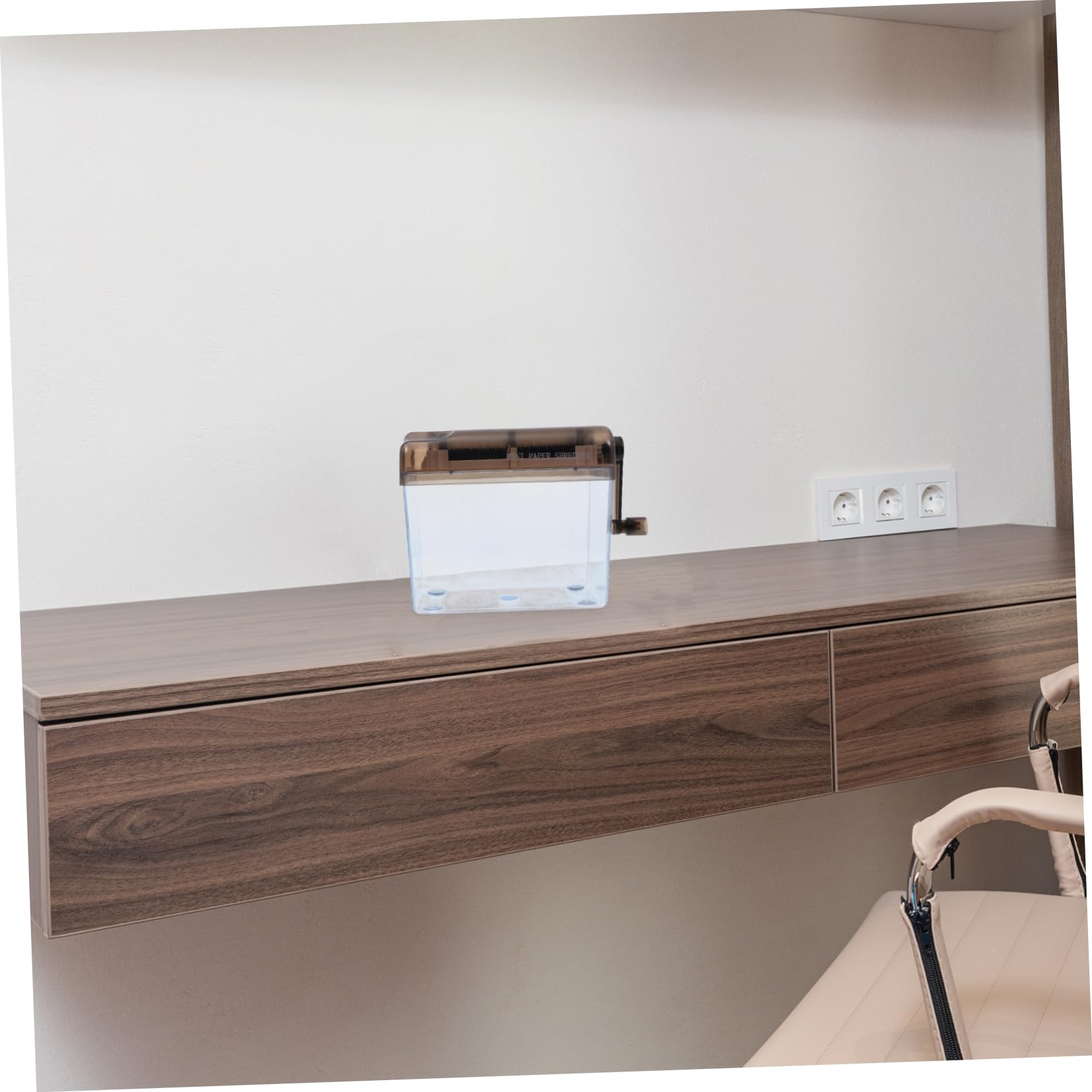 Gatuida Mini Trituratore Manuale per Documenti Macchina Portatile per Ufficio e Casa Facile Usare e per Ricevute e Documenti
