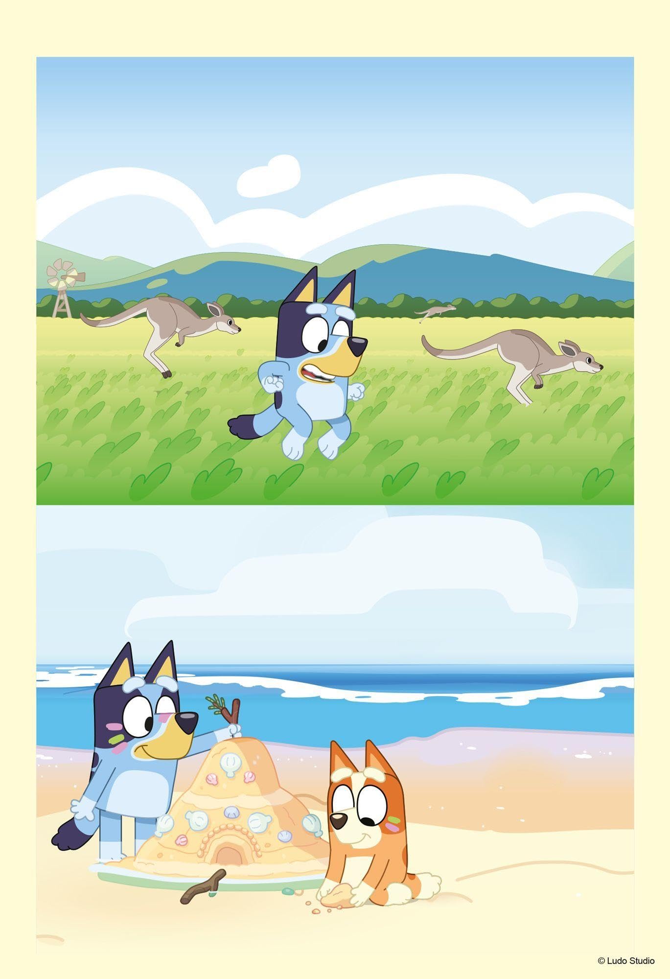 Bluey: Superstarker Sticker- und Malspaß: Sticker- und Malblock