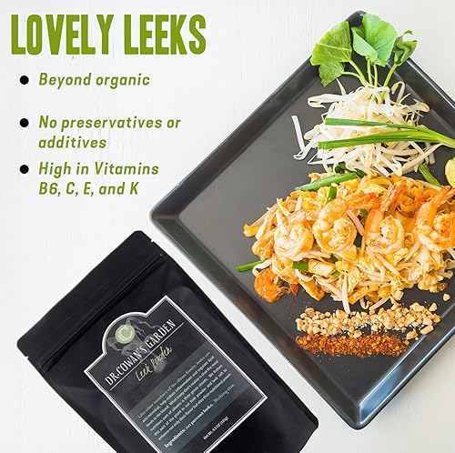 Miniatura 4 de Dr. Cowan's Garden Polvo de puerro - Beyond Organic Vegetable Powder, Superfood Green Powder Superfood, Super Greens Vegetable Powder, Greens Powder