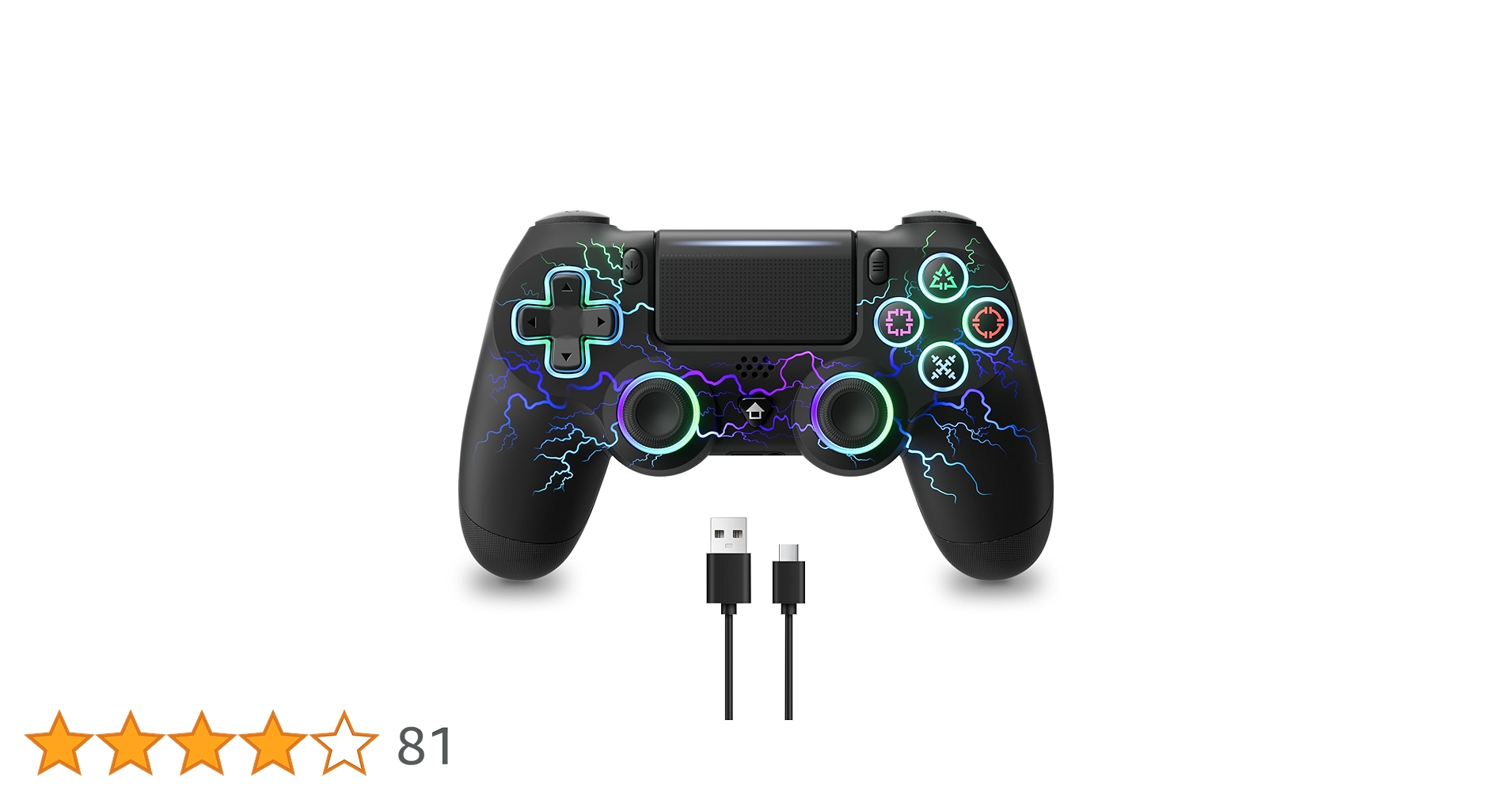 Amazon | PS4 コントローラー ワイヤレス 無線/有線 ホール効果