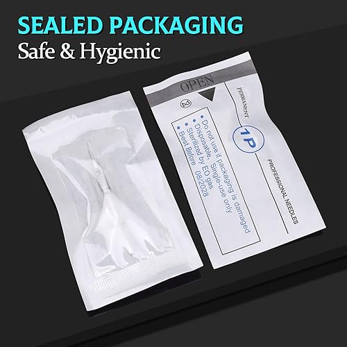 Miniatura 4 de ATOMUS 10 Uds. Cartucho de tatuaje de cejas Agujas desechables de maquillaje permanente para máquina de tatuaje delineador de ojos de cejas (1R)