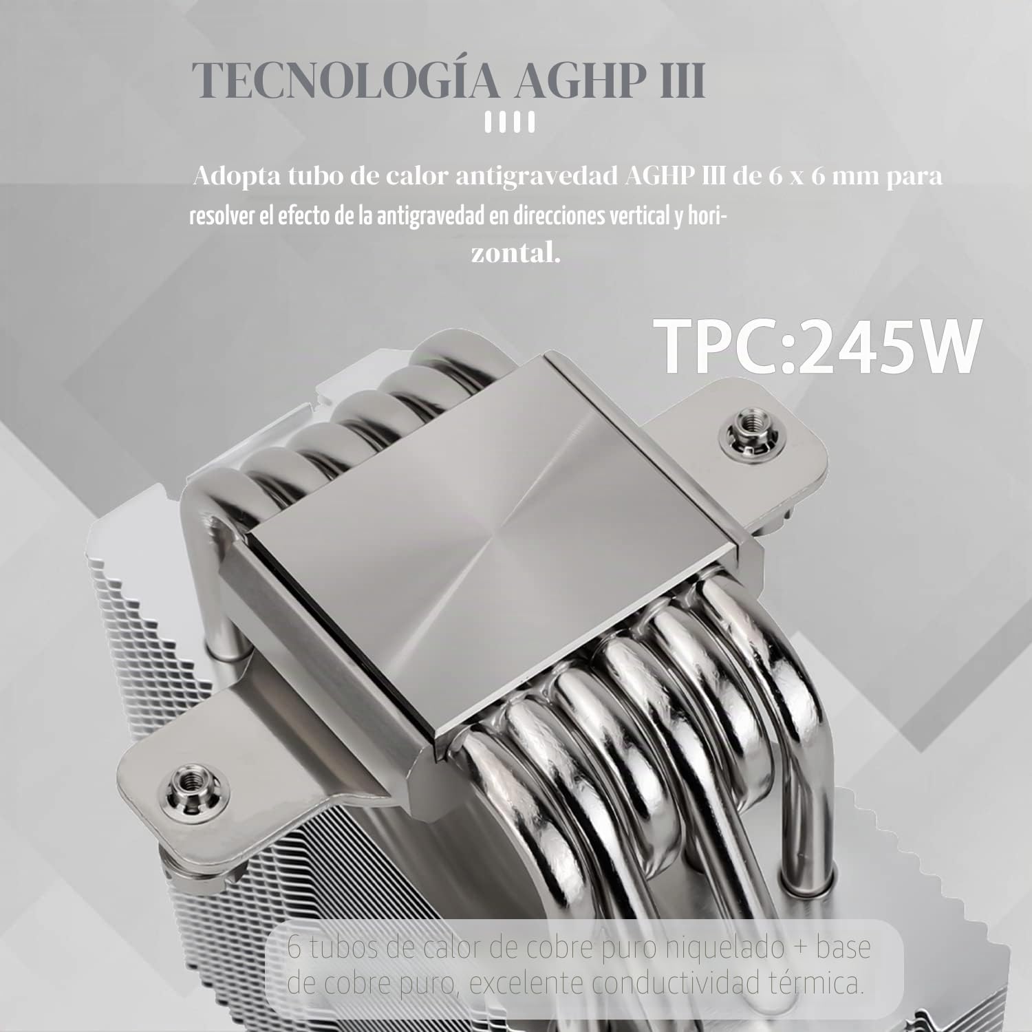 Thermalright BA120 CPU Air Cooler, 6 Heat Pipes, TL-C12C PWM Quiet Fan CPU Cooler con S-FDB Bearing, para AMD AM4/Intel 1700/1150/1151/1200, PC Cooler