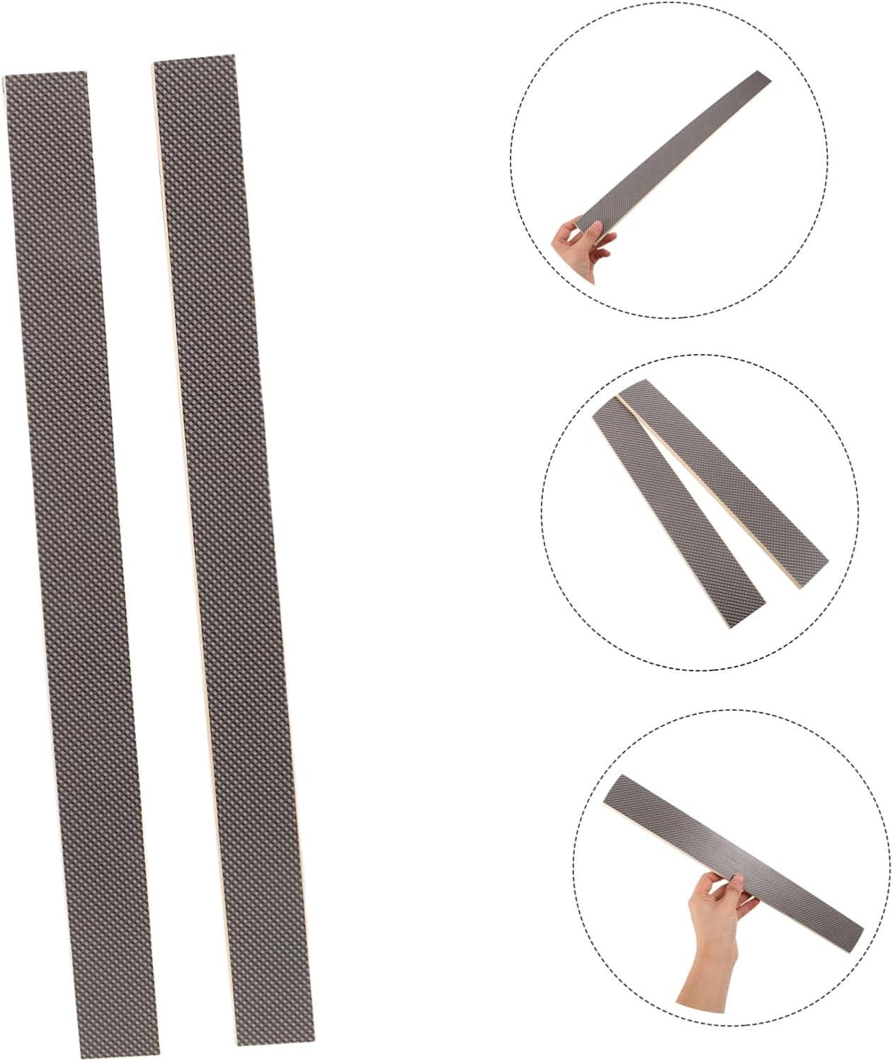 MERRYHAPY 2pcs Solid Wood Bed Slats Replacement for Bed Frame