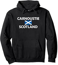 Carnoustie Scotland Scottish Flag City Pullover Hoodie