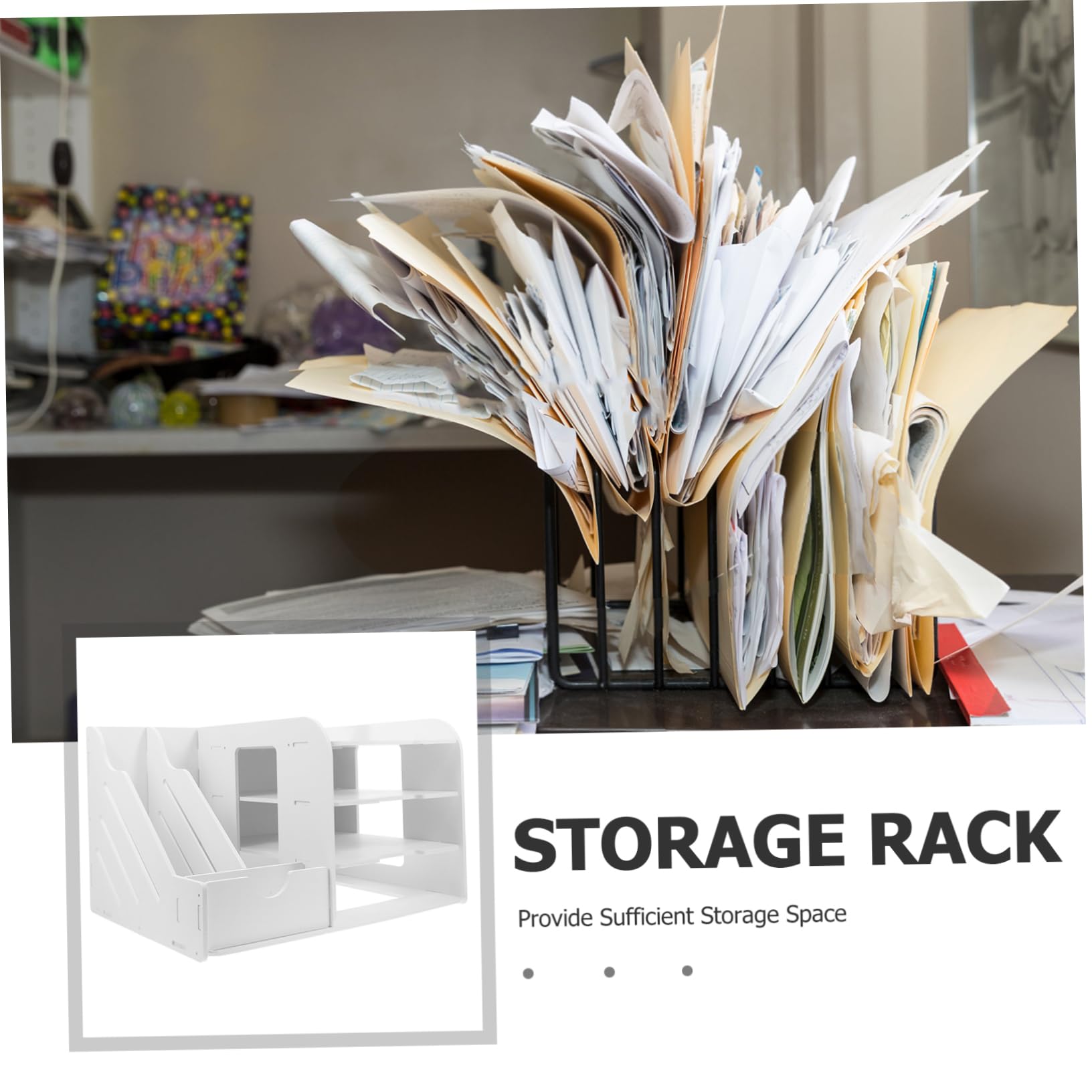 Półka Na Biurko Organizer Na Biurko Półka Organizer Na Papier Organizer Na Notatniki Organizer Na Pliki Akcesoria Na Biurko Biuro Domowe Biuro Szkolne