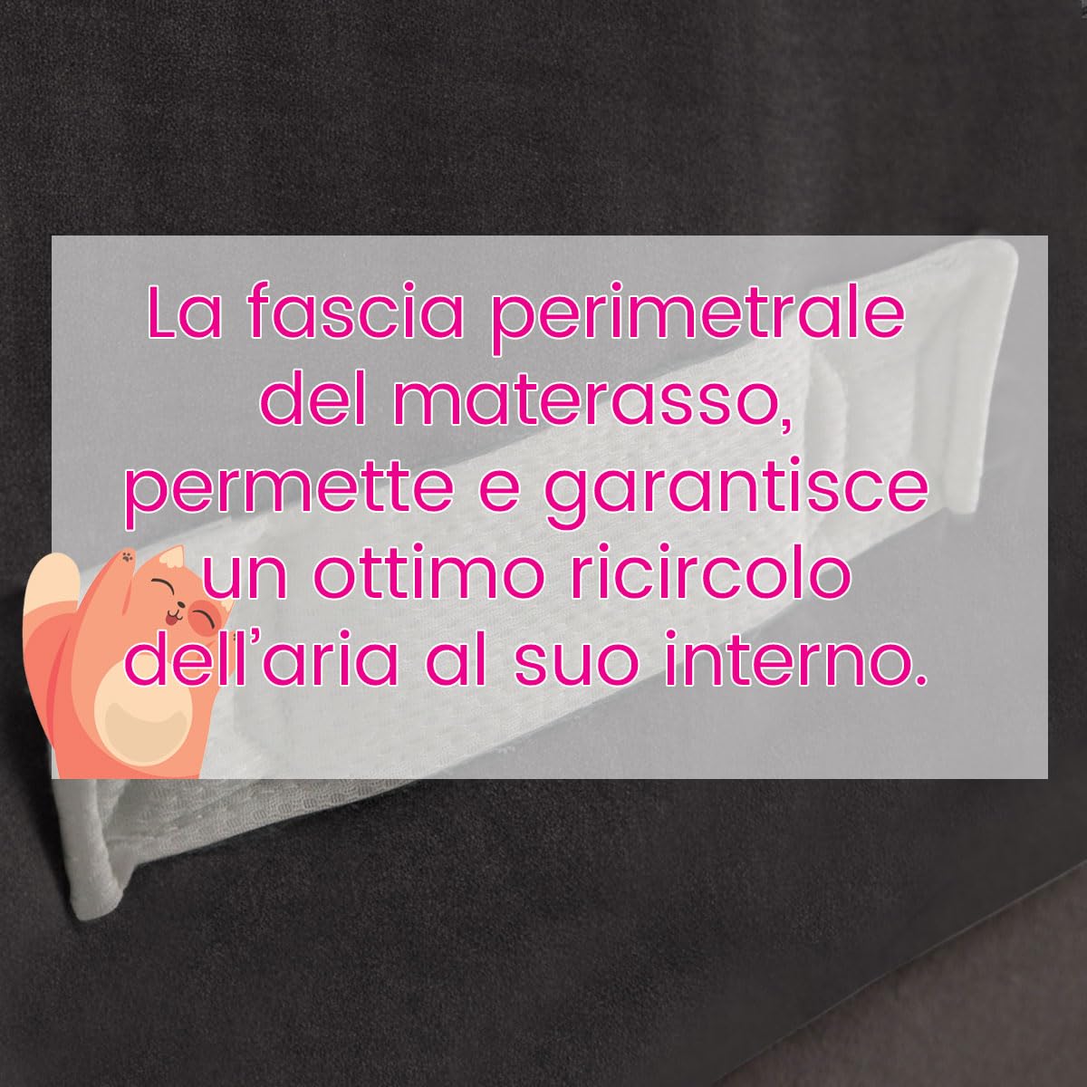 GEEMMA s.r.l. Materasso PRIME matrimoniale 160X190 Cm CONFORTEVOLE che NON SCALDA | Materasso ortopedico alto 20 cm contro il mal di schiena | MADE IN ITALY, Anallergico - MOD. PRIME 20